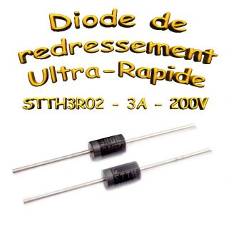 STTH3R02 - Diode redressement - 3A - 200V - 110A