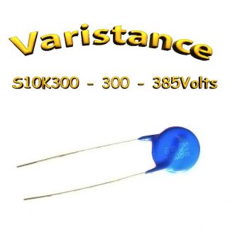 S10K300 - Varistance 300〜 385 Volt - 0.4W - oxyde zinc