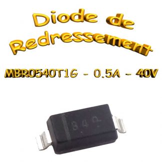 Diode MBR0540T1G / B4 - 40V - 0.5A - sod123 - CMS