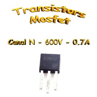 2sk3850 Transistor MOSFET canal N 0.7A 600V
