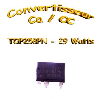 TOP258PN - Convertisseur CA / CC - 29W - DIP-8C