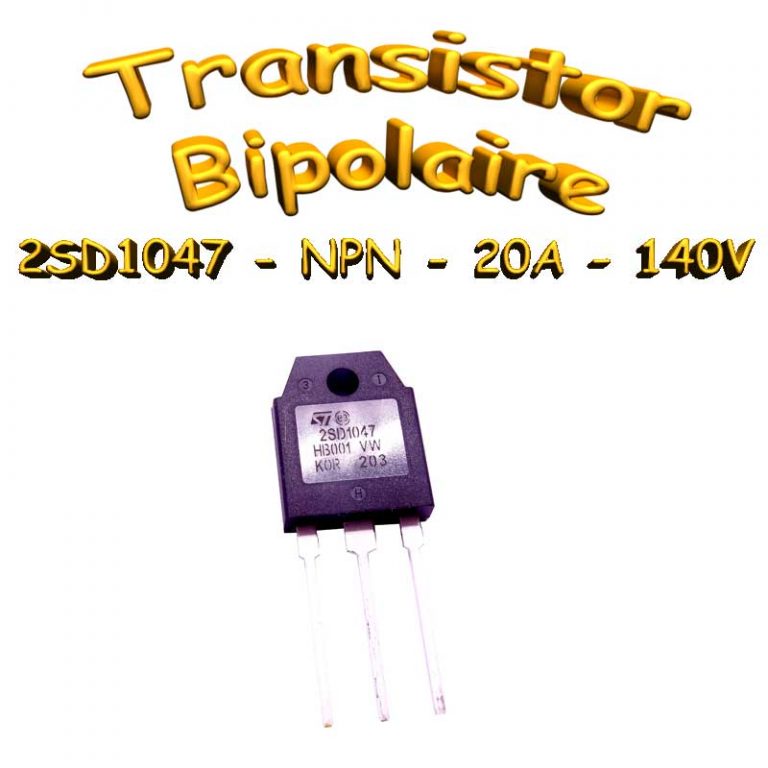 2SD1047 Transistor Bipolaire NPN 140v 20A To247