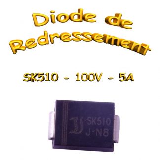 SK510 - Diode de redressement 5A - 100V - CMS