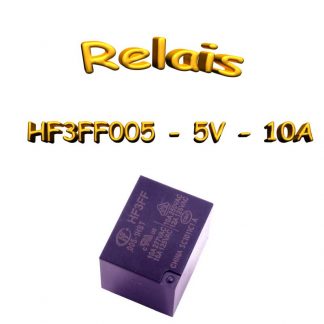 HF3FF/005-1HST - Relais miniature 5v - 10A/277vac