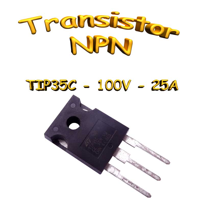 5 Pcs STMicroelectronics TIP36C Power Transistors – PNP Bipolar 25A 100V TO-247 (TIP36)