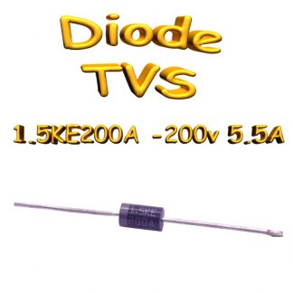Diode Transil 1.5KE200A - 200V - 5.5A - Do-201