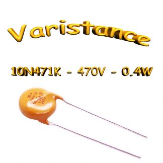 10N471K - Varistance 470v - 0.4W - oxyde zinc
