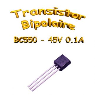 Transistor BC550 Bipolaire NPN - 45v - 0,1A