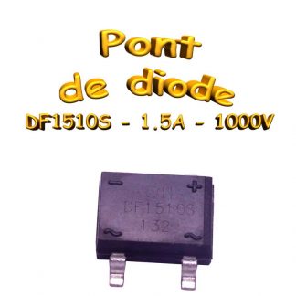 Pont de Diode DF1510S - 1000V - 1,5A IFSM:50A