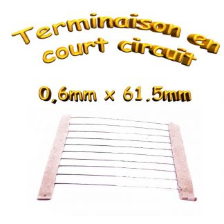 Jumper / straps / Terminaison en court circuit 0,6x61,5mm