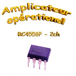 RC4558P- amplificateurs opérationnels - 2 OP PDIP-8