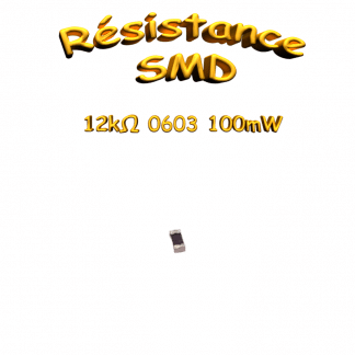 Résistance SMD 12kΩ ±1% 100mW 0603