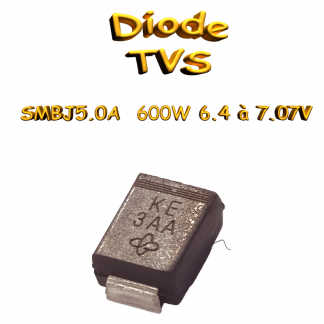 Diode TVS unidirectionnelle SMD 600W SMBJ5.0A