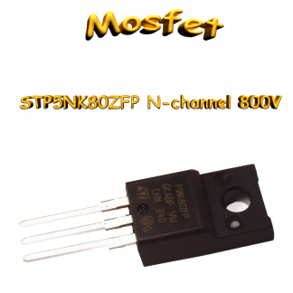Transistor MOSFET N 800V 4.3A TO-220FP
