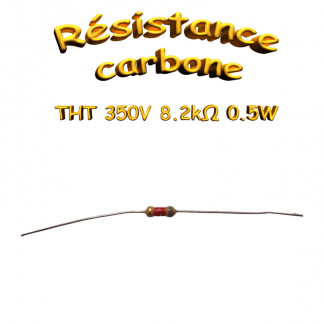 Résistance couche de carbone 8,2 kΩ 500 mW ±5% THT