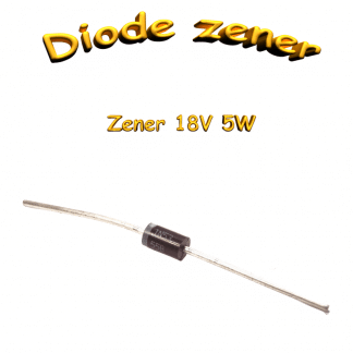 Diode Zener 5W 18V DO-201 1N5355B