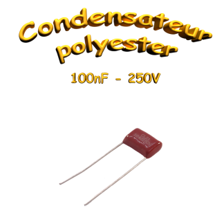 Condensateur Film THT 100nF 250VDC