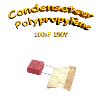 Condensateur film THT MKP10-100N/250-R