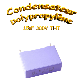 Condensateur film MKP radial Y2 15 nF 300V