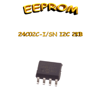 24C02C-I/SN EEPROM 2kb I2C 256x8bit SO8