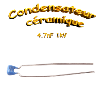 Condensateur MLCC THT RDE Série 4.7nF 1KV