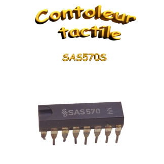Circuits d'électronique pour commutation tactile SAS570S