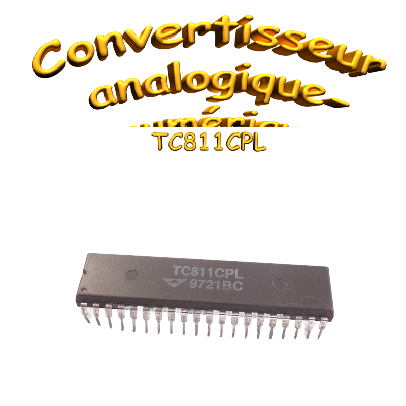 TC811CPL Convertisseur Analogique-Numérique 3-1/2 chiffres