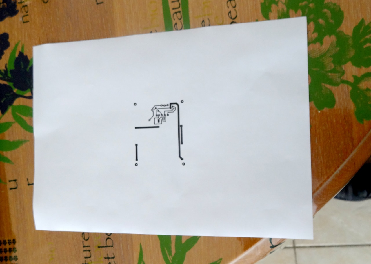 typon feuille blanche circuits imprimé