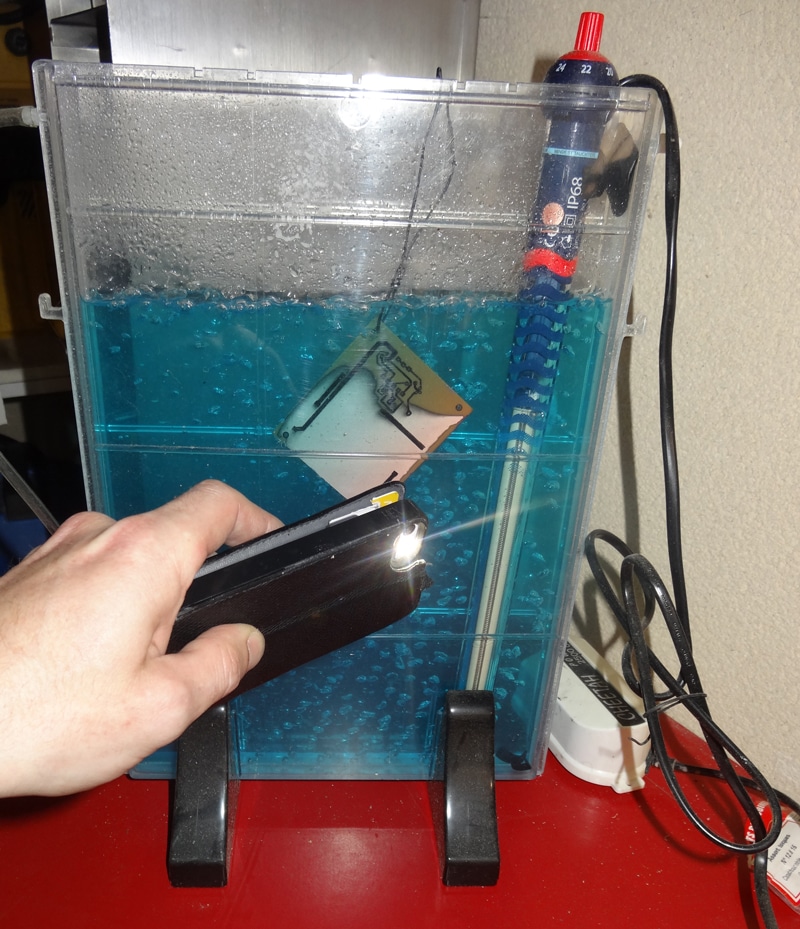 controler l'avancé de la gravure